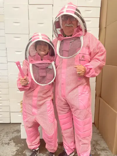 PINK VENTED SUIT